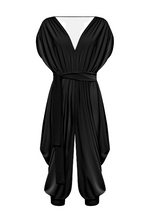 Ruched Jumpsuit Black