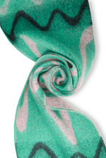 Abstract Green Scarf