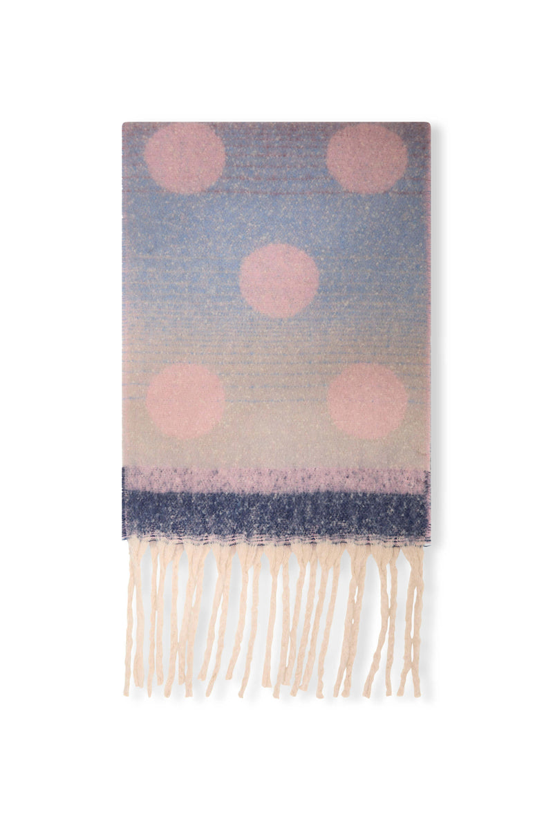 Circle Pink Scarf