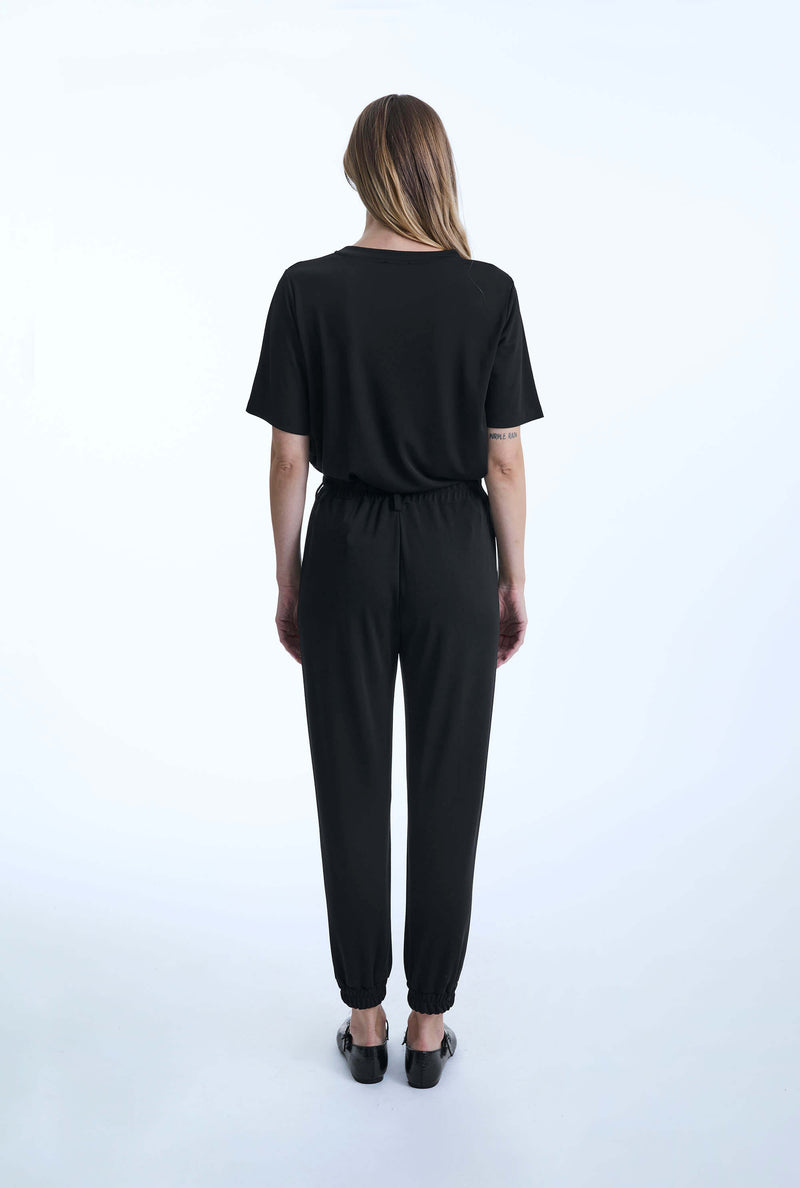 Jersey Black Trousers