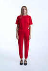 Jersey Red Trousers