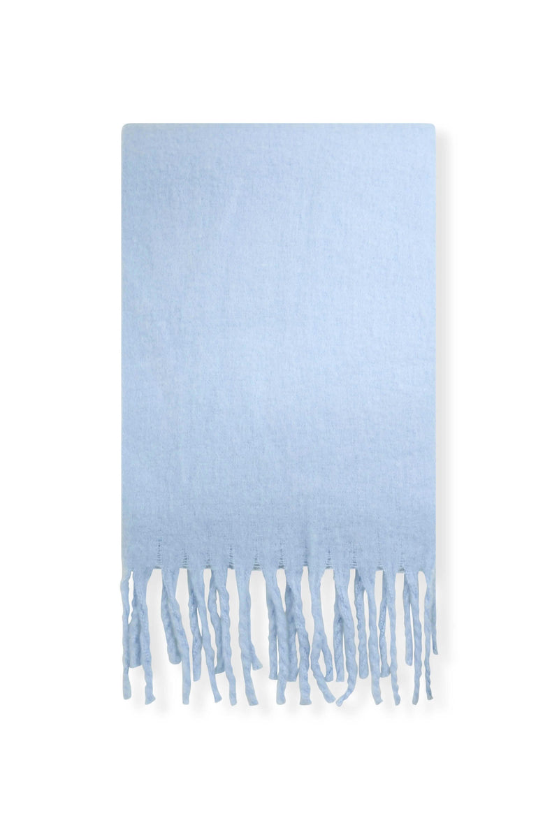 Pale Blue Blanket Scarf