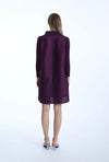 Pleated Purple Dress