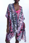 Savage Print Kaftan Pink