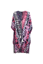 Savage Print Kaftan Pink