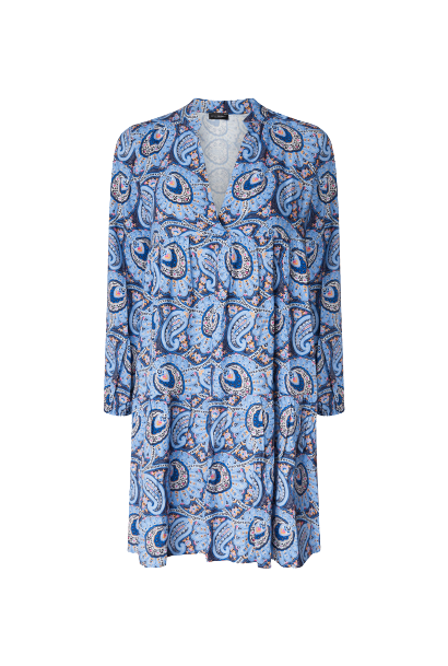 Short Paisley V-neck Dress - James Lakeland