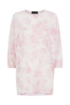 Pink Floral Printed James Lakeland Long-Sleeve Batwing Top