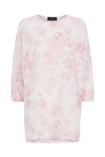 Pink Floral Printed James Lakeland Long-Sleeve Batwing Top