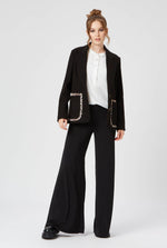 Wide Leg Palazzo Trousers - James Lakeland